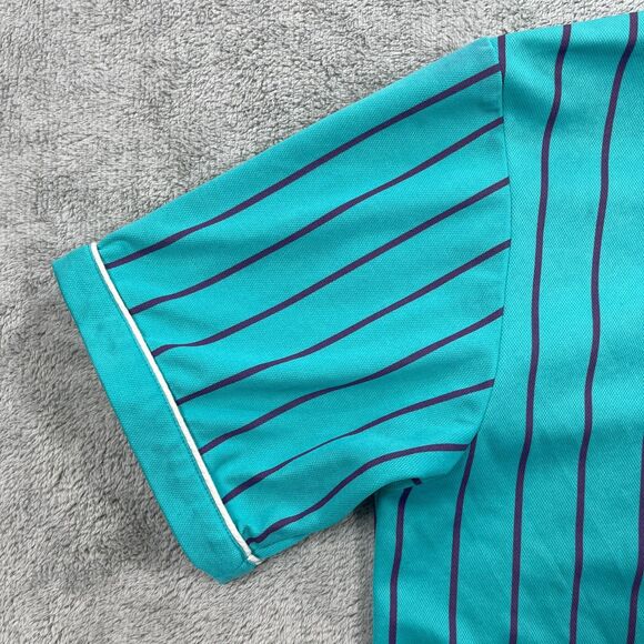 Odd Future Tyler the Creator Baseball Jersey Mens Medium Blue Pinstripe Hip-Hop - Picture 10 of 15